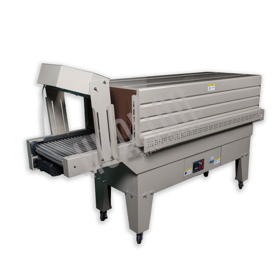 Термоусадочный тоннель Hualian BS-6535LA для PE пленки (сетчатый конвейер)